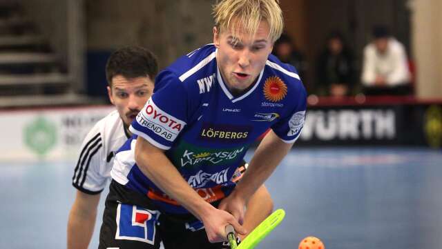 KIBF:s Anton Vestlund gjorde två mål i matchen.