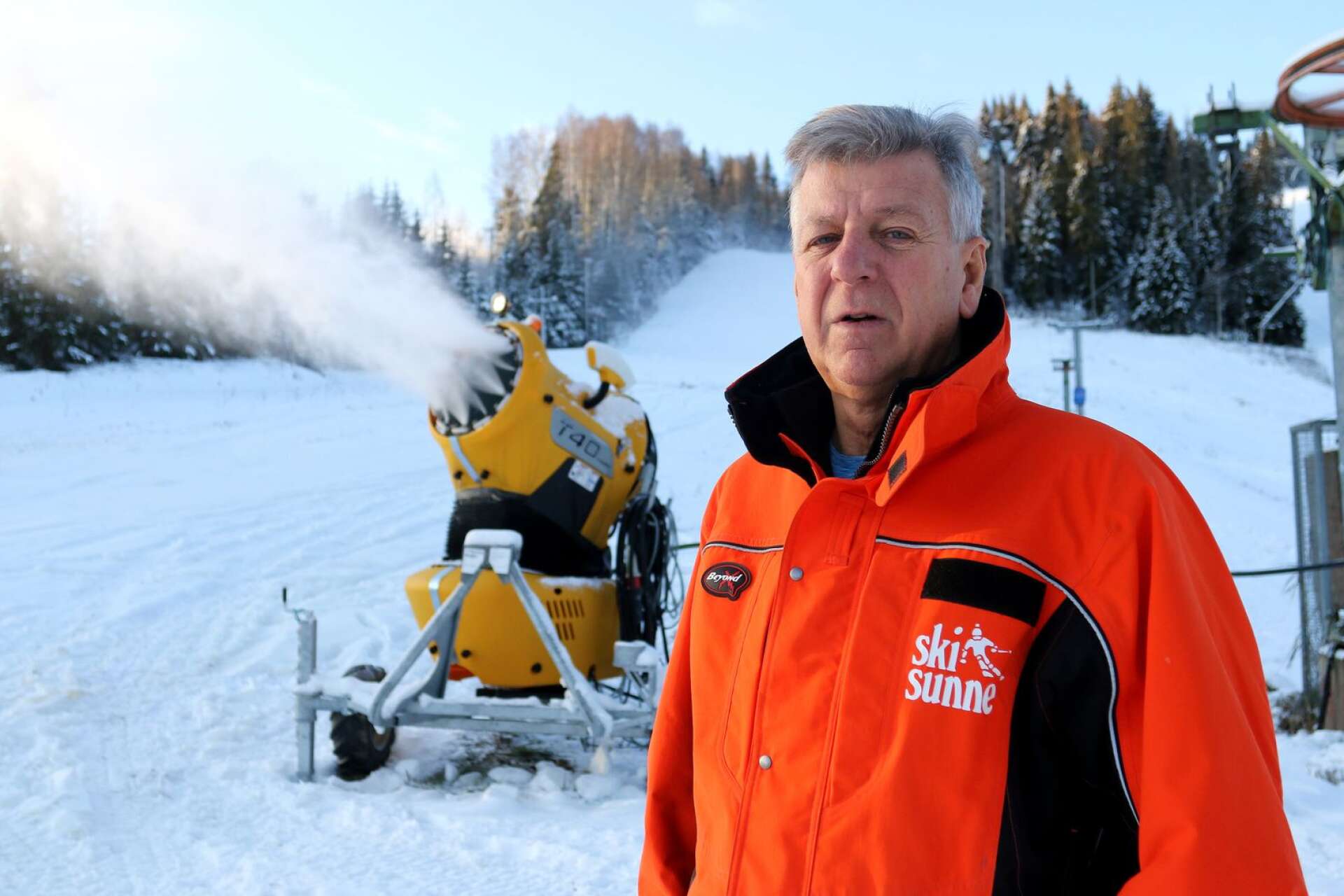 Ski Sunnes nya vd Curt Rudin har fått en slitsam start på vintersäsongen.