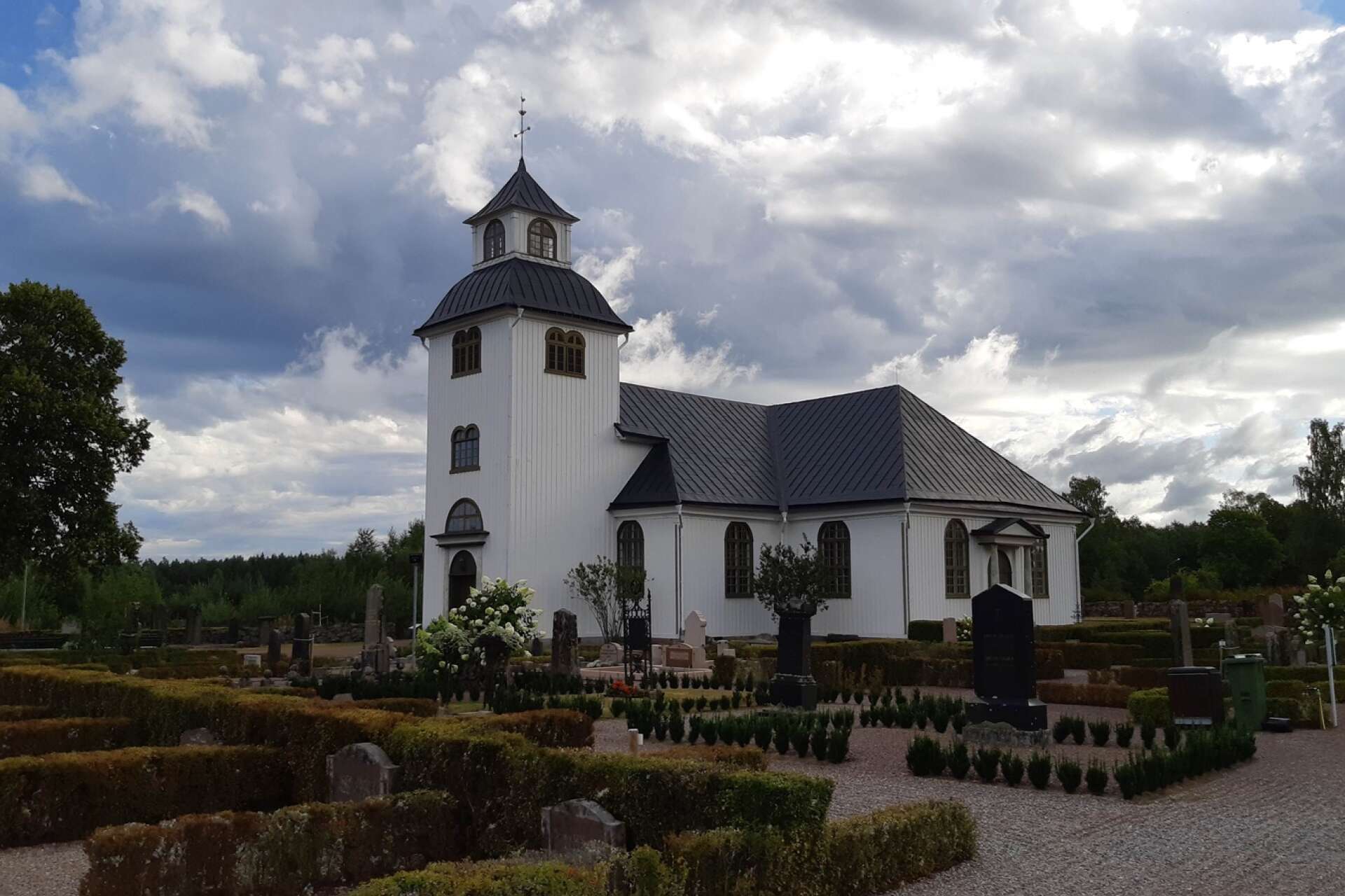 Övre Ulleruds kyrka, där Johan Henrik Berg verkade som präst.