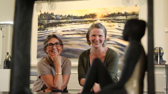 Mariestads konstförening gästas just nu av Margareta Melin och Elisabeth Biström.