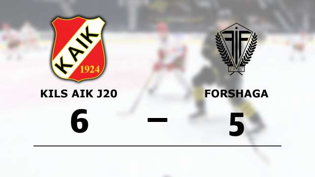 Kils AIK J20 vann mot Forshaga IF Ishockey