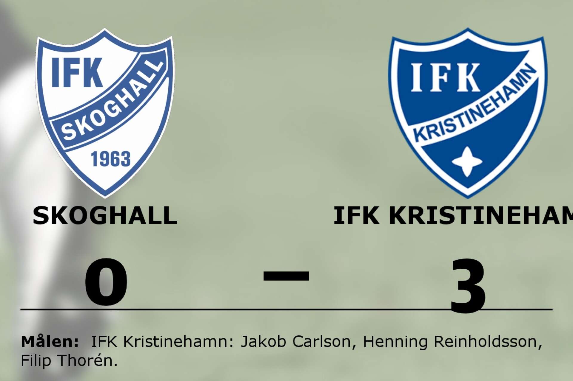 IFK Skoghall förlorade mot IFK Kristinehamn Fotboll