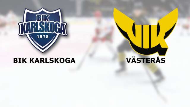 BIK Karlskoga A-lag vann mot Västerås IK