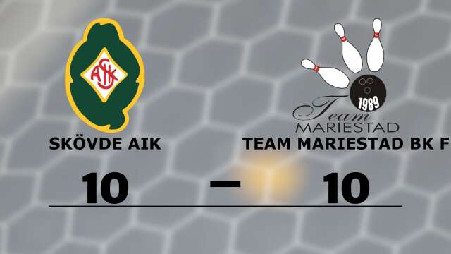 Skövde AIK spelade lika mot Team Mariestad BK F