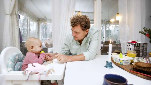 Linus Lundkvist har blivit pappa för andra gången. ”När man blir pappa får man ett fönster till djupare känslor”.
