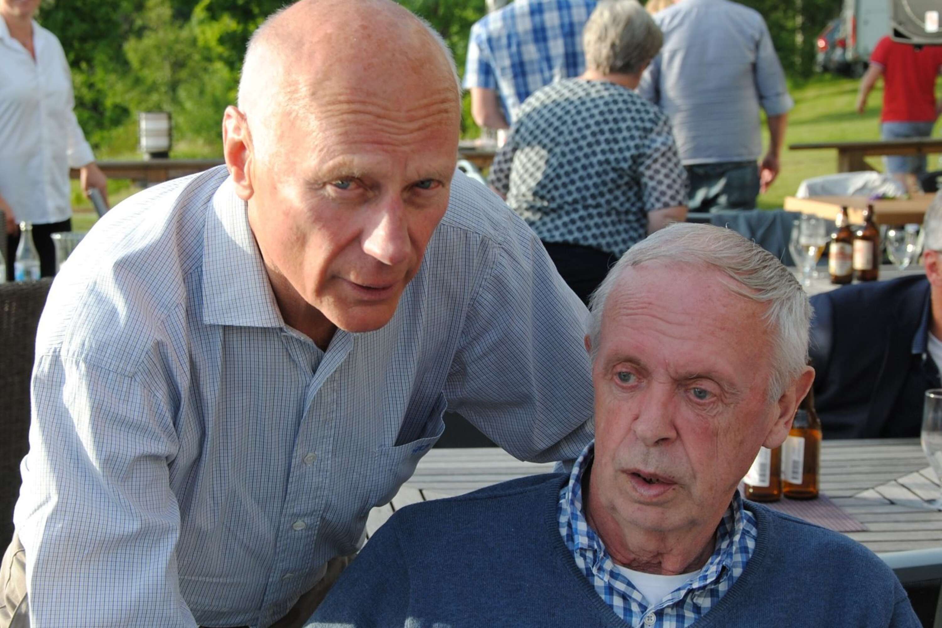 Två travprofiler som ofta samarbetade: Stig H Johansson och Weine Persson.
