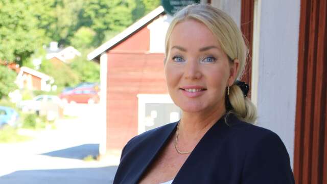 Cecilia Albertsson (M) är nöjd med partiets valresultat i Hällefors kommun.