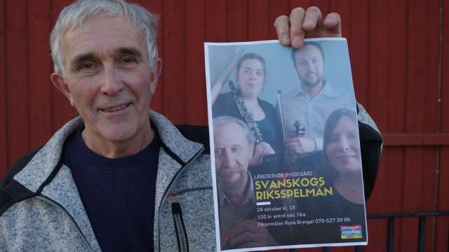 Rune Bryngel är ordförande i Långserus hembygdsförening som bjuder på fyra riksspelmän på lördag.