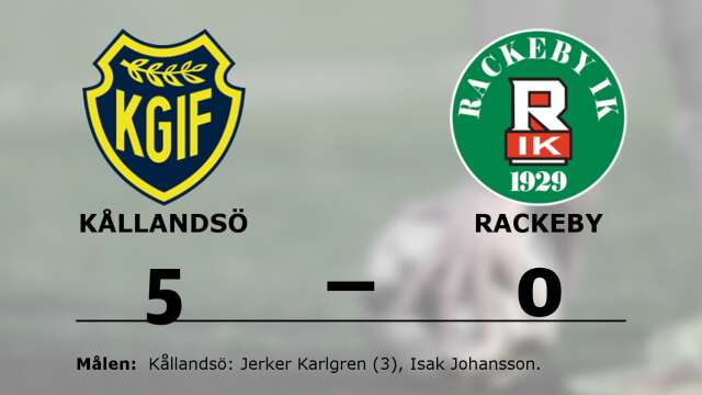 Kållandsö GoIF vann mot Rackeby IK