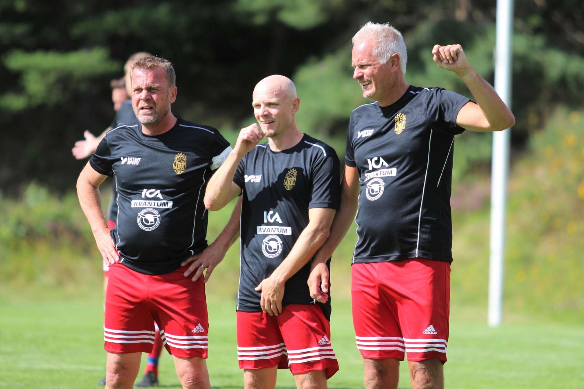 Kenneth Larsson, Fredrik Lindblom och Tomas Johansson fanns med i ”retrolaget”.