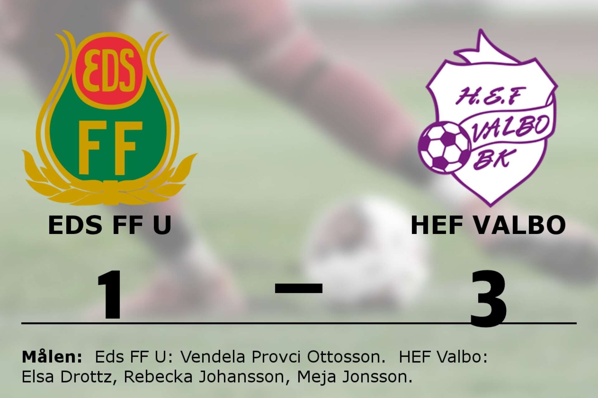 Eds FF U förlorade mot HEF Valbo