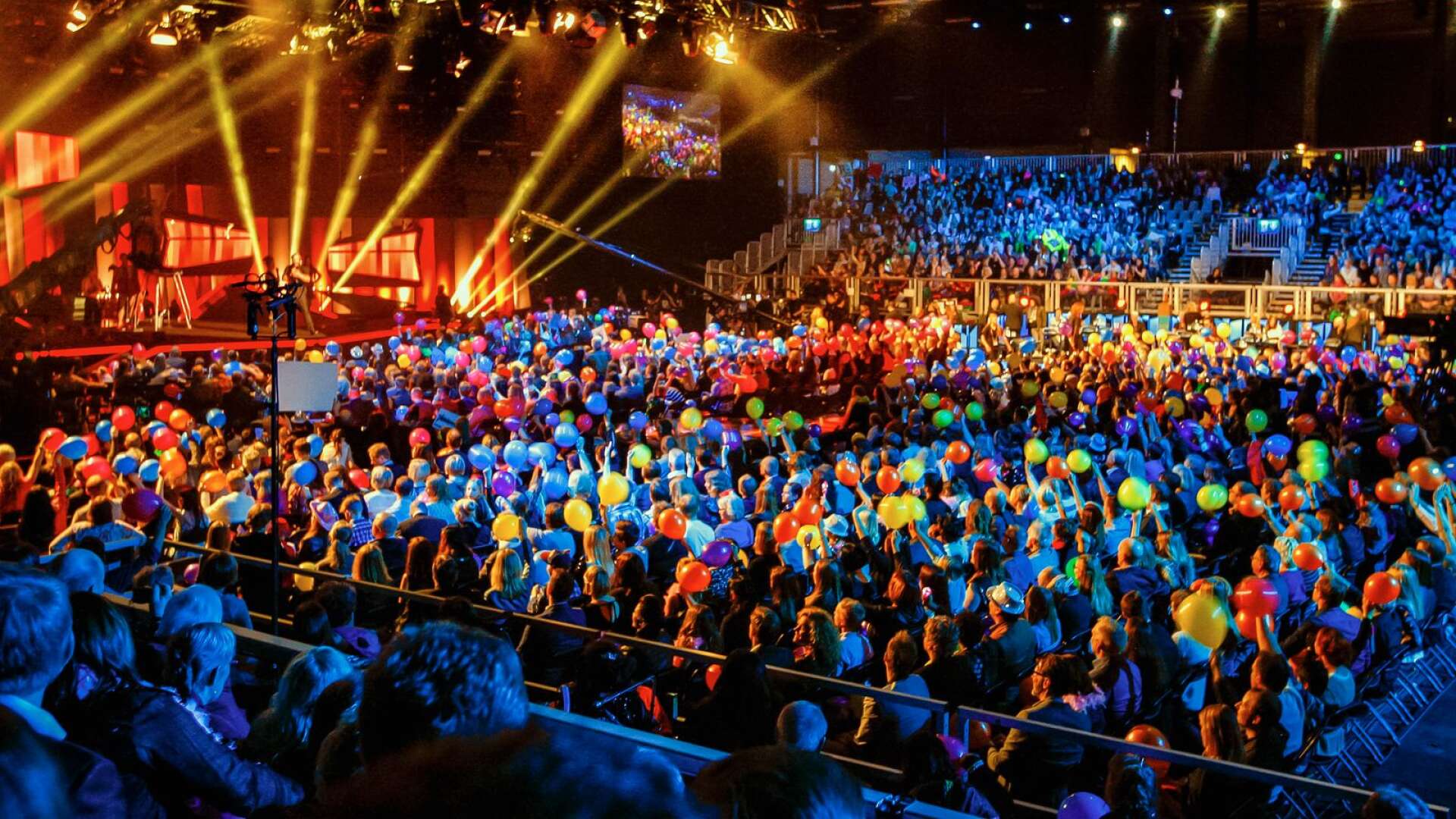Bilden är från Melodifestivalen i Lidköping 2014.