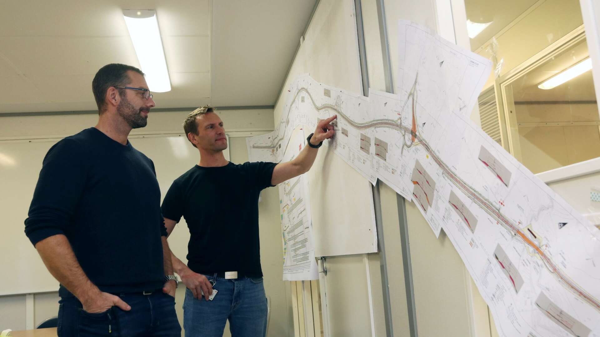 Marcus Kilmo och Erik Westerlind har redan lagt ned mycket tid på planering av bygget.