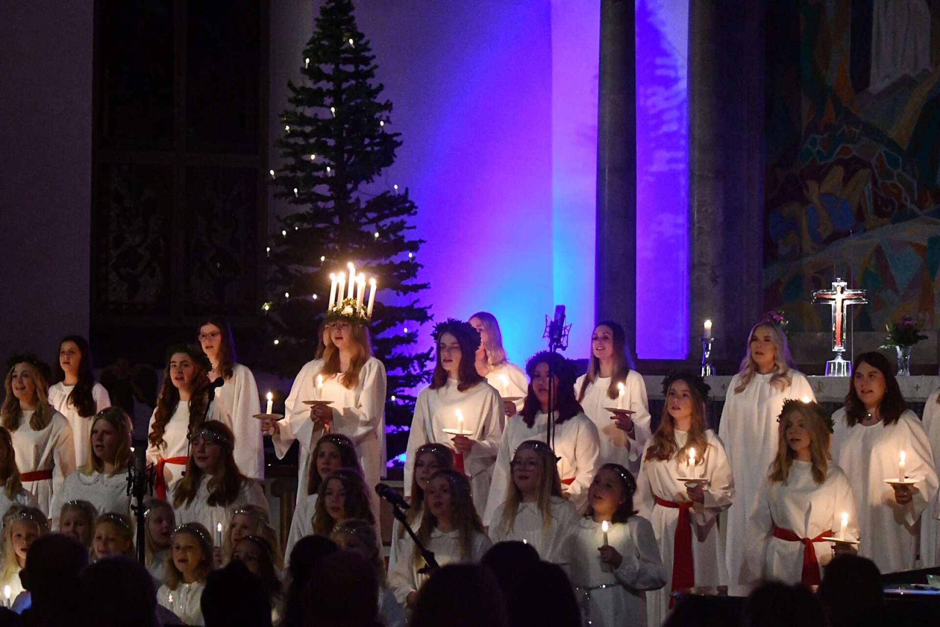 Luciakonserten i Sunne kyrka är en omhuldad tradition.