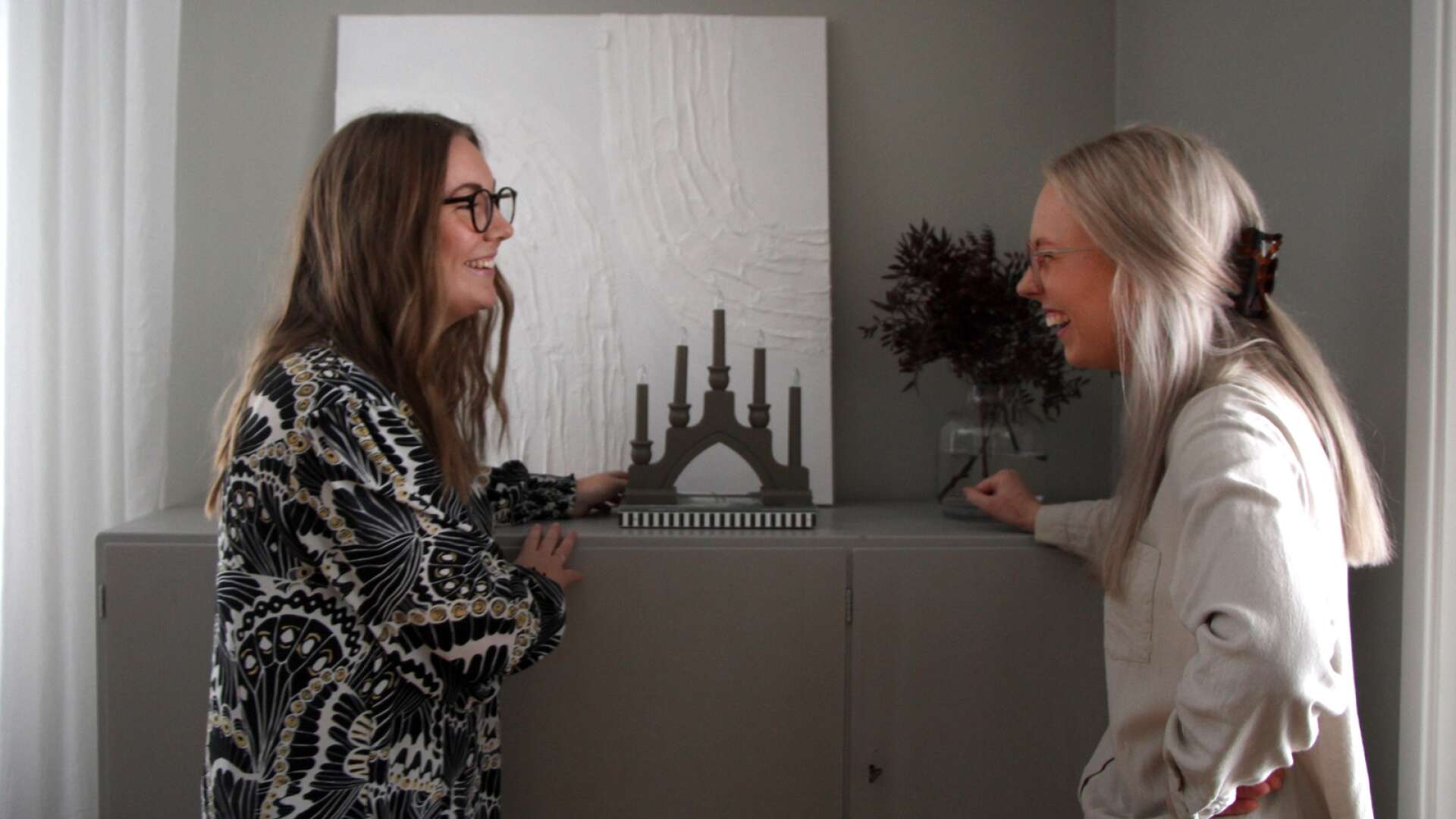 Systrarna Jessica och Jenny Widén har tillsammans startat inredningsföretag Studio Wester.