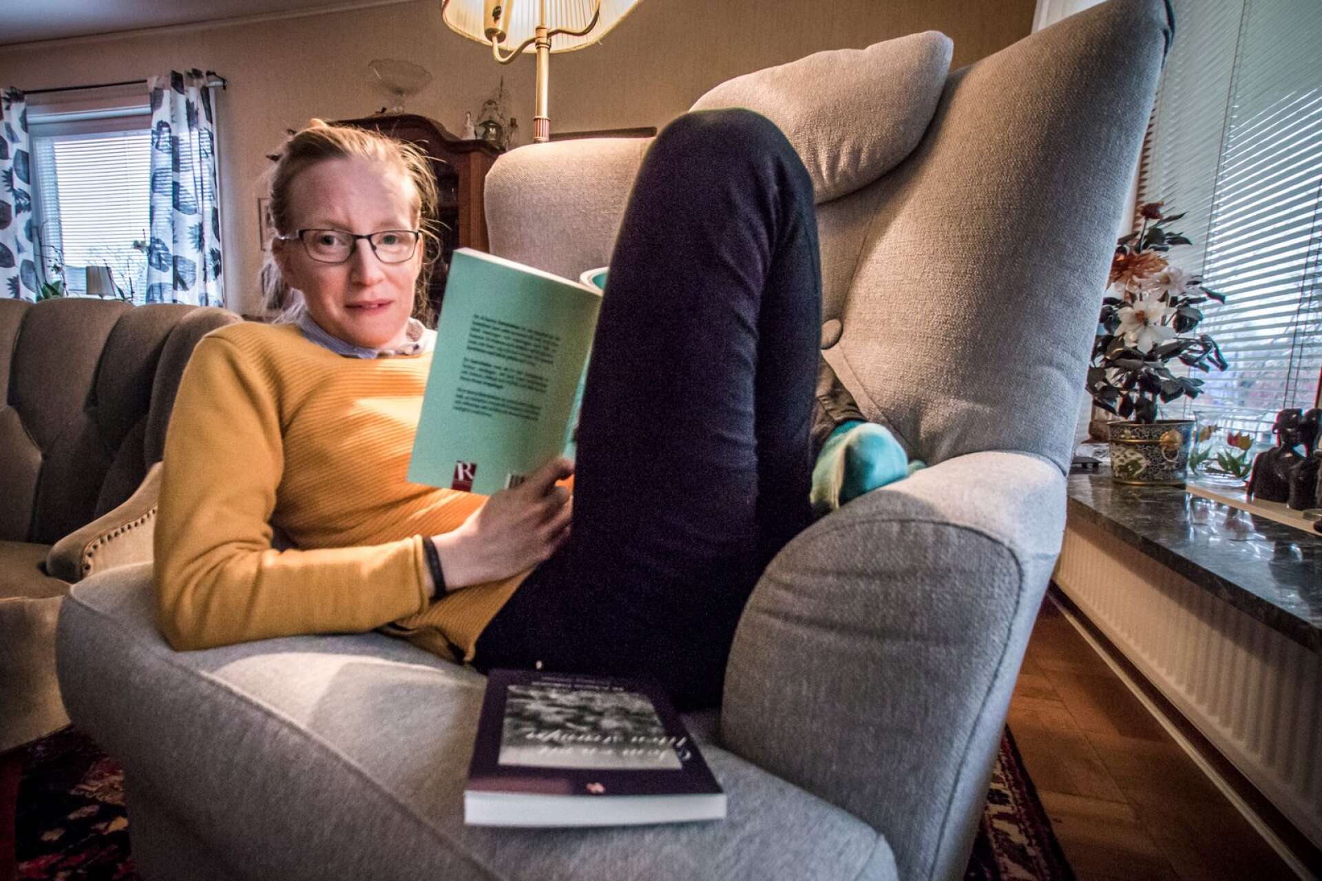 Anna Planting-Gyllenbåga är en av de författare som medverkar under Värmlands Bokfestival i helgen. Hon bor i Stockholm men är ofta hemma hos föräldrarna på Råtorp.