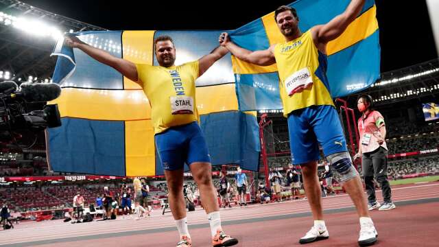 Daniel Ståhl och Simon Pettersson, som vann guld respektive silver vid OS i Kina, är med på Tingvallas avskedstävling.