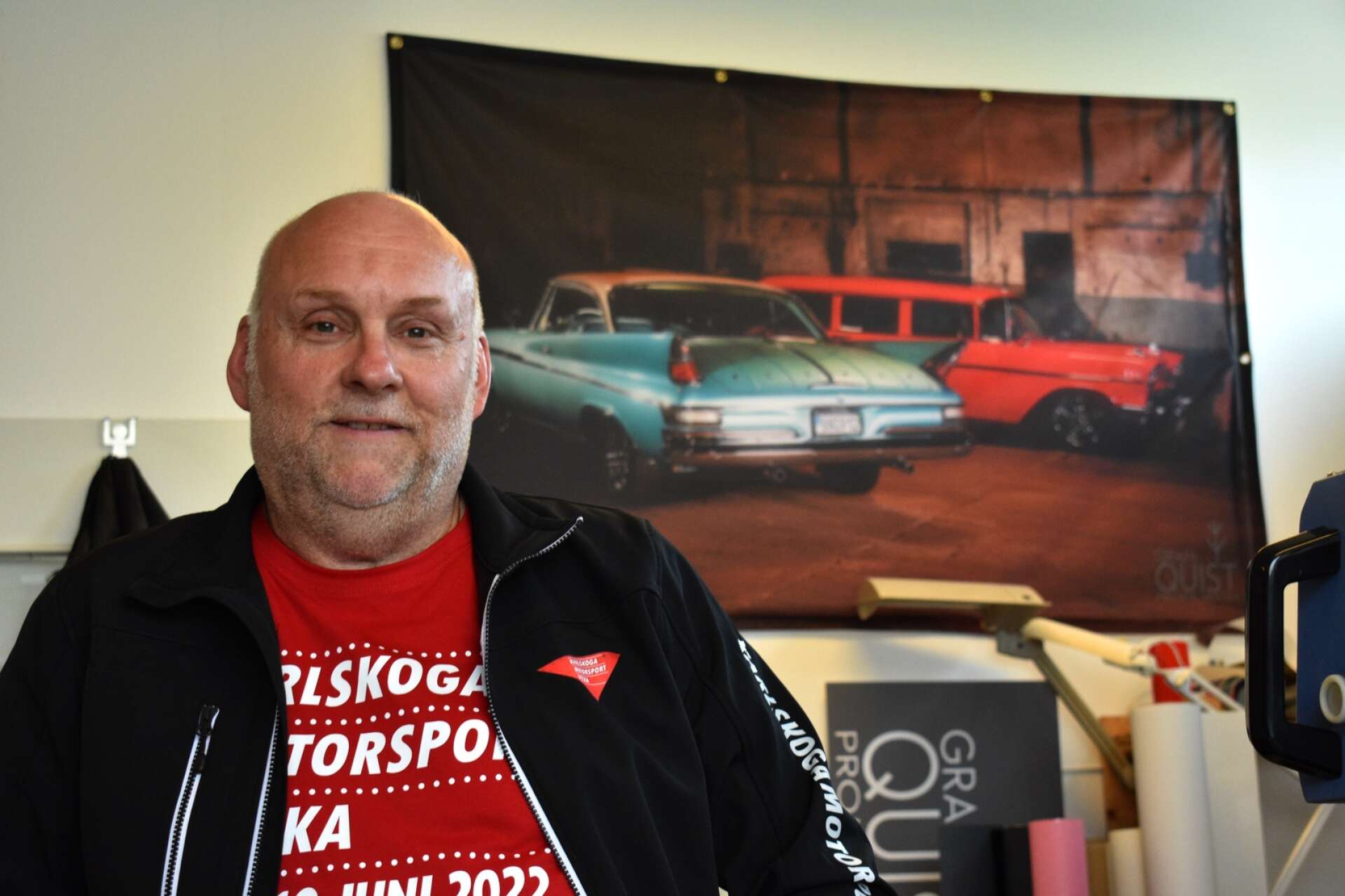 Johan Granqvist är projektledare för Karlskoga motorsportvecka.