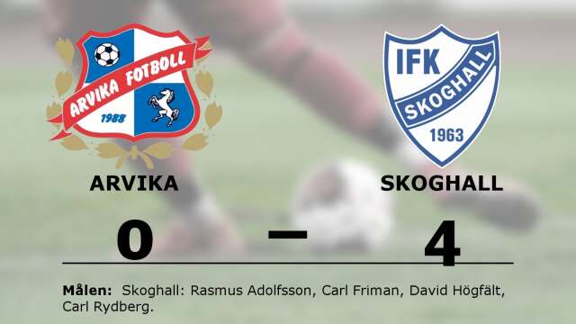 IK Arvika Fotboll förlorade mot IFK Skoghall