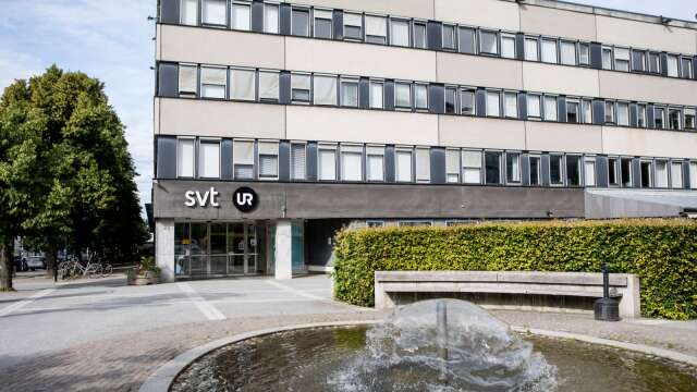 Exteriör på Sveriges Television, SVT och Utbildningsradion, UR.
