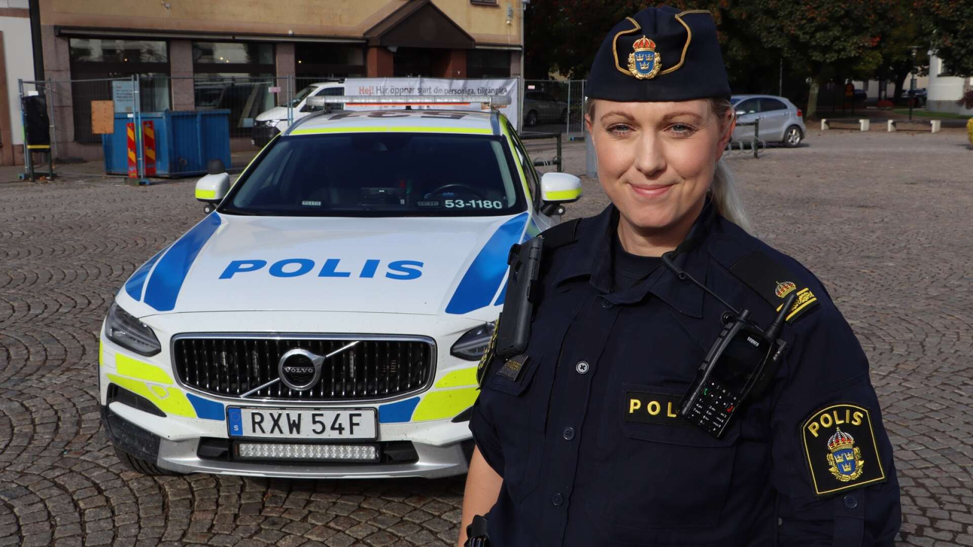 Annika Strandberg, är ny kommunpolis i Hjo, Tibro och Karlsborg. 