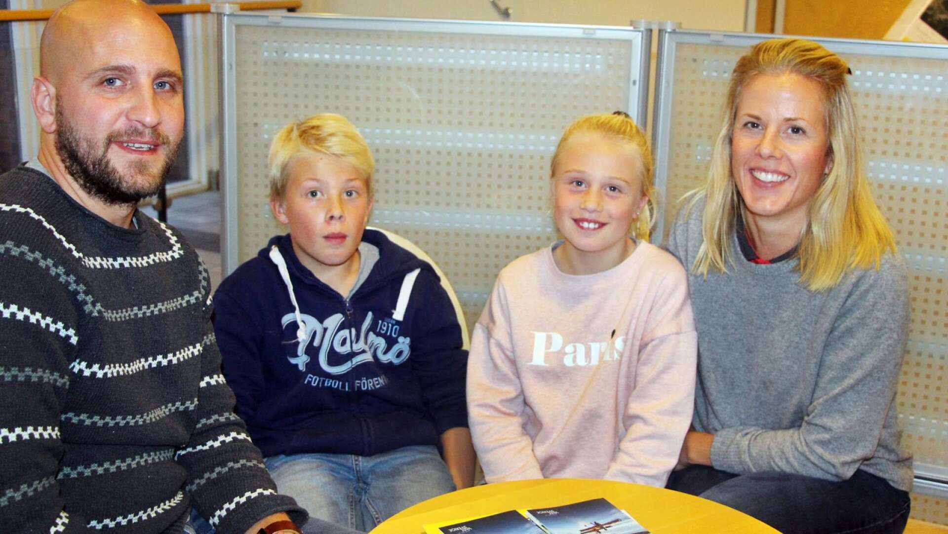 Tim, Theo, Stella och Ida Henriksen flyttat från Malmö till Mariestad för några veckor sedan. 