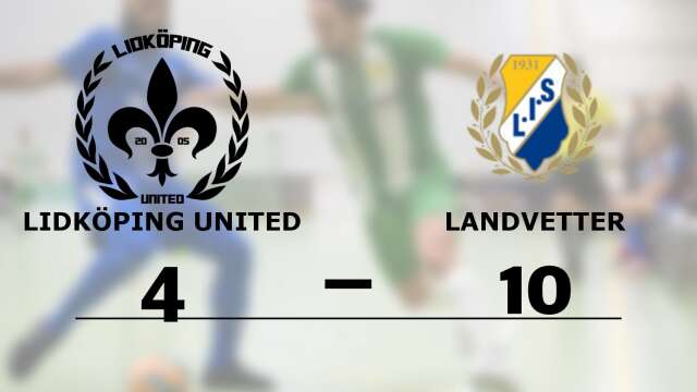 Lidköping United förlorade mot Landvetter IS