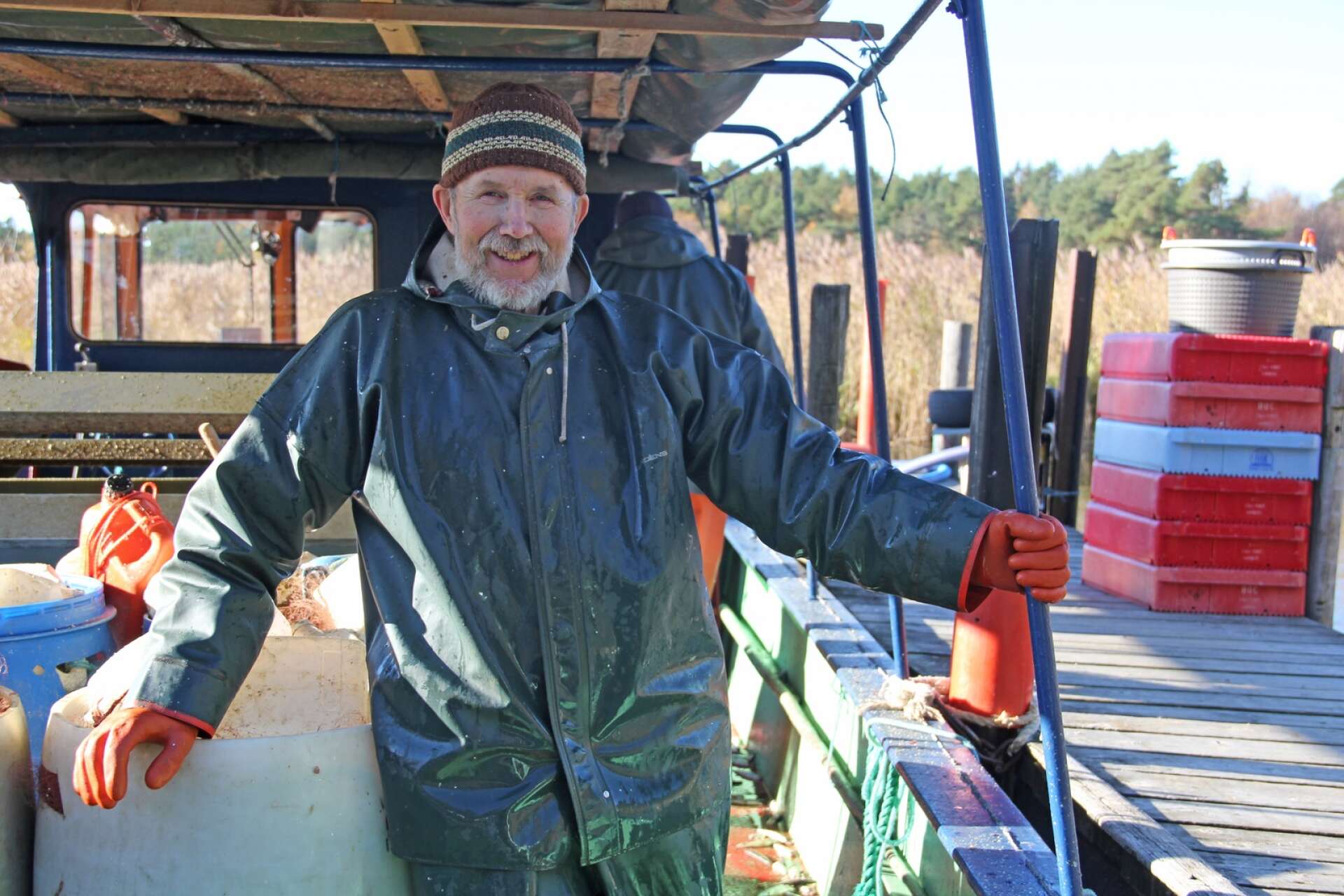 Sven Örnvald är uppvuxen på Lurö och har varit fiskare hela livet.
