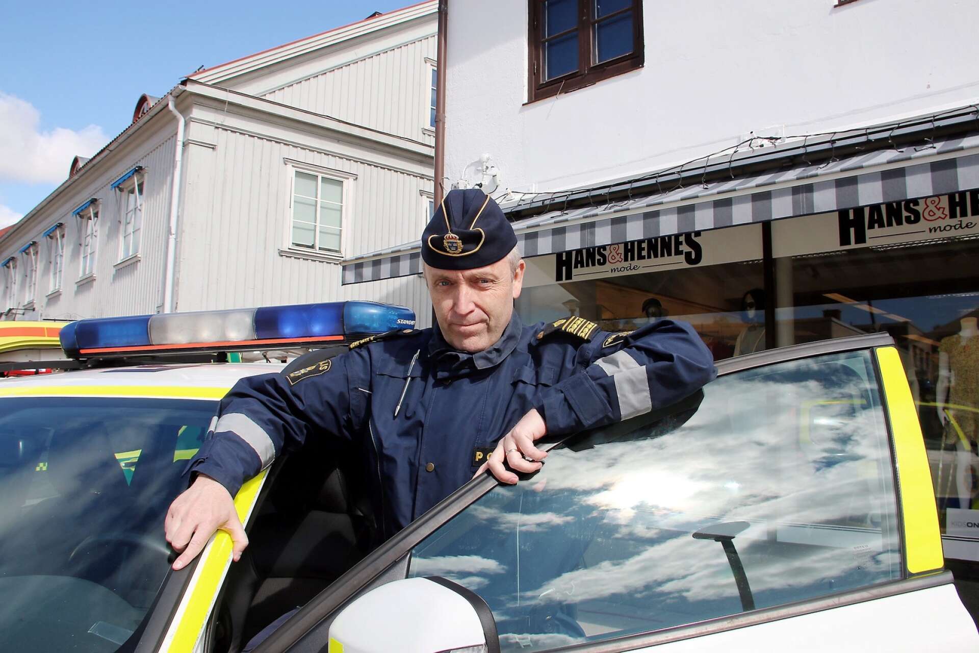 Peter Torstensson är kommunpolis i Bengtsfors, Dals-Ed och Åmål.