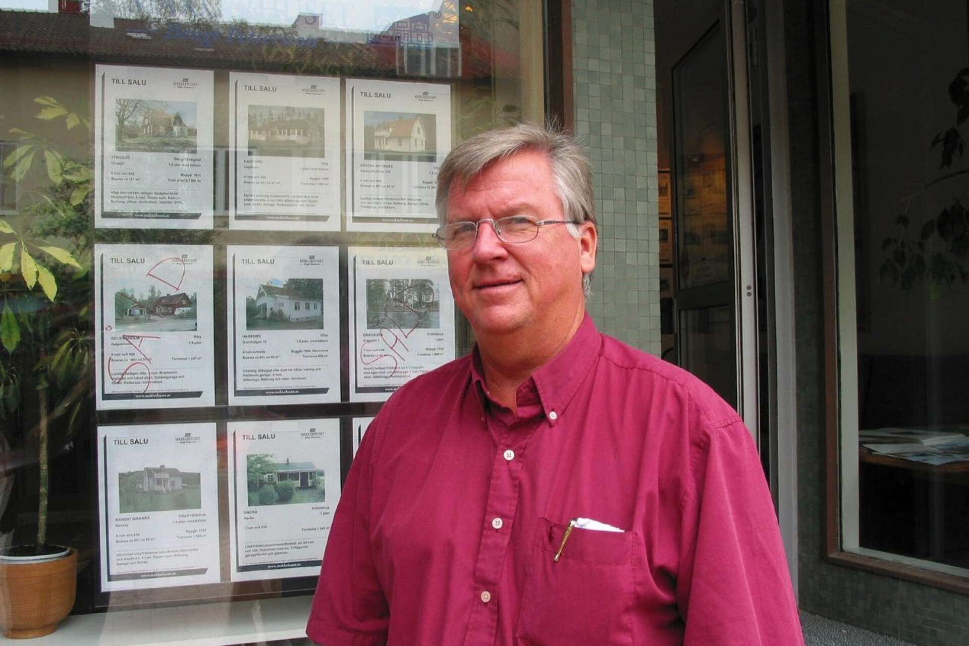  Bengt Pettersson på Mäklarhuset i Hagfors har uppdraget att säljer Motjärnshyttans herrgård.