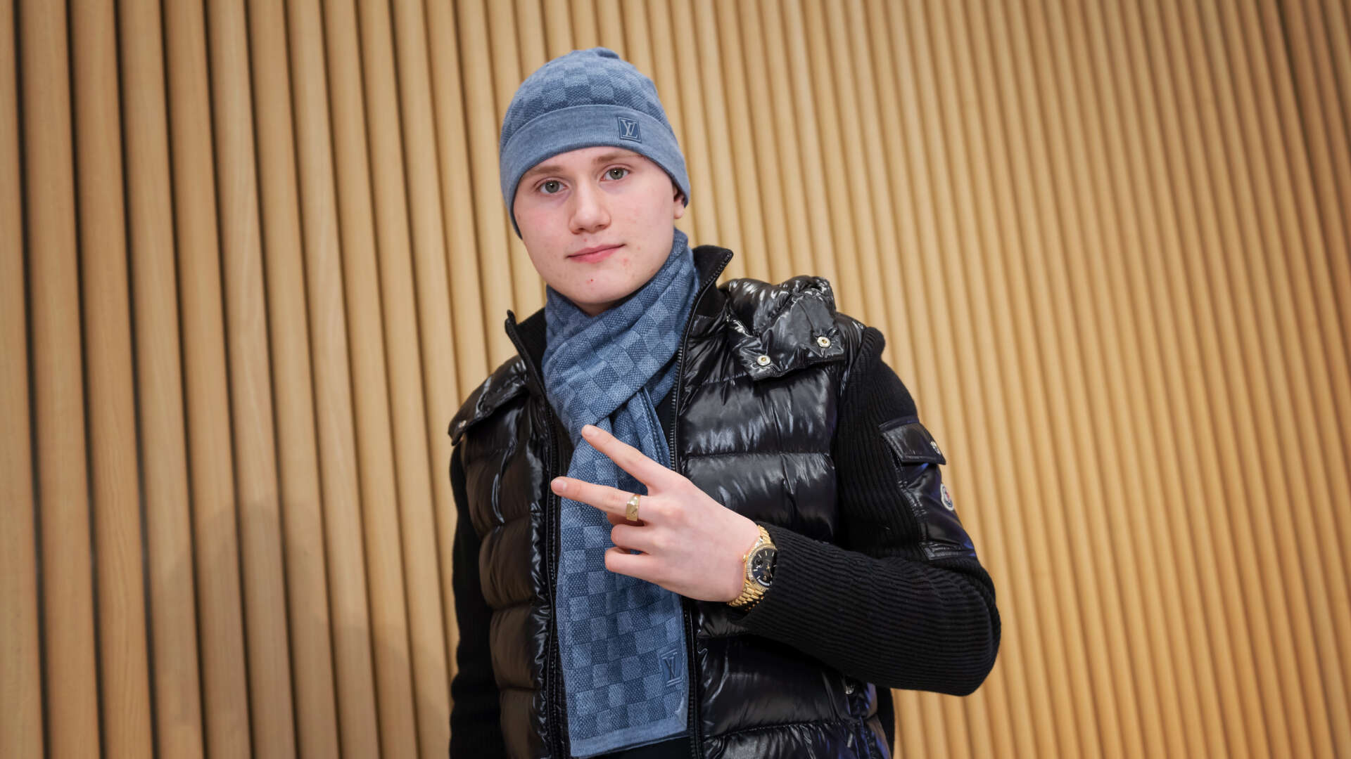 Rapstjärnan Einár har avlidit, här på bild i december 2019, hans stora genombrottsår.