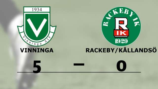 Vinninga AIF vann mot Rackeby/Kållandsö