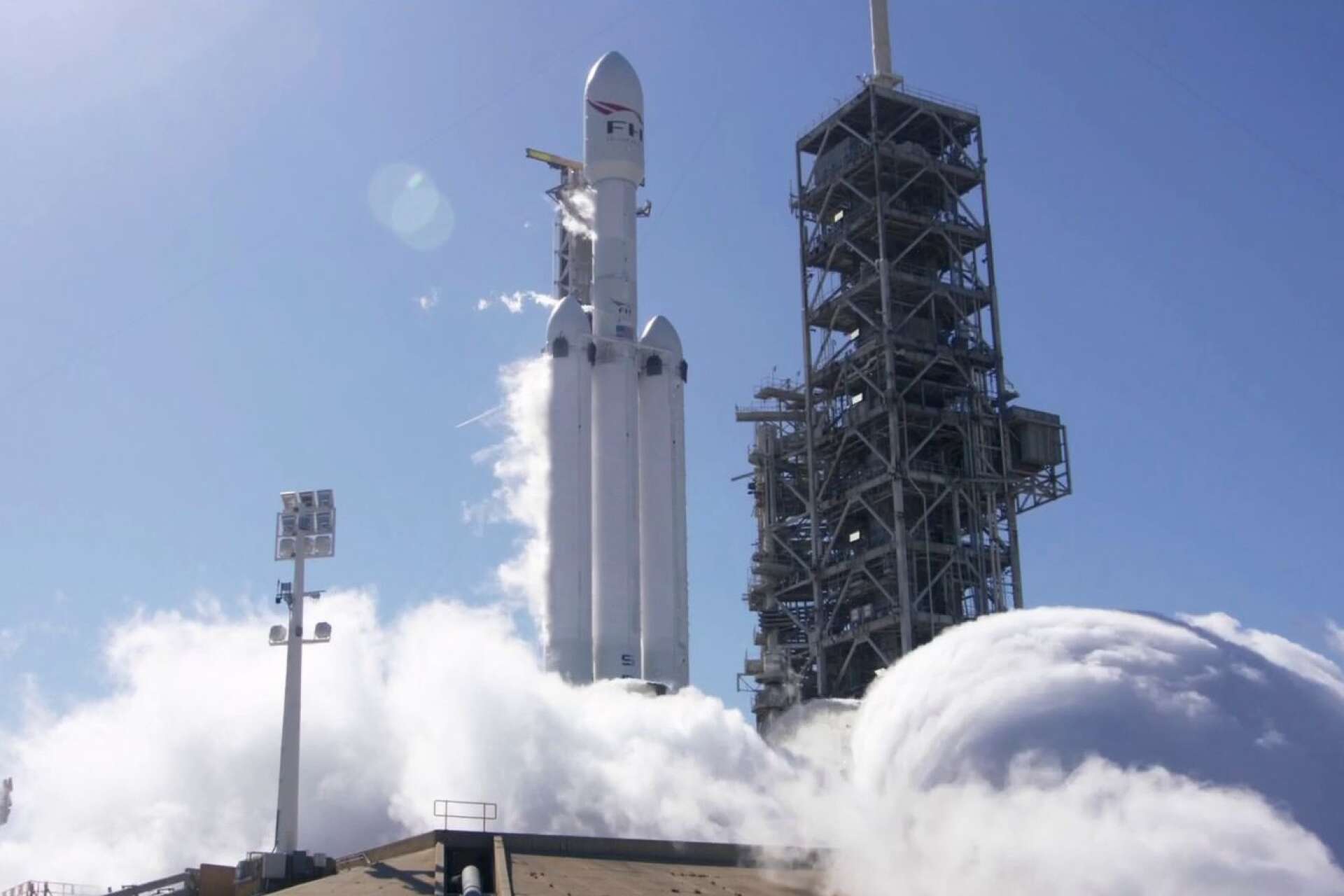Falcon Heavy-raketen.