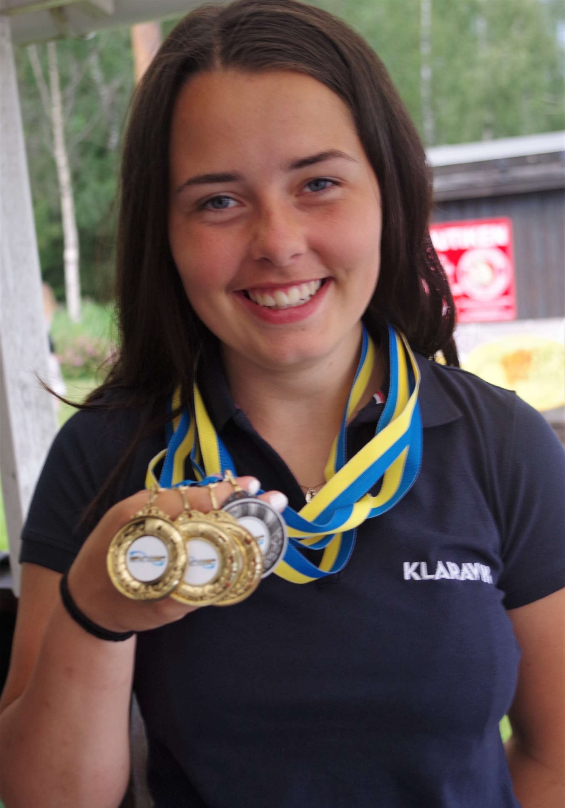 Ella Björlin fyllde på medaljförrådet rejält vid Nordiska Mästerskapet i Mariestad förra helgen