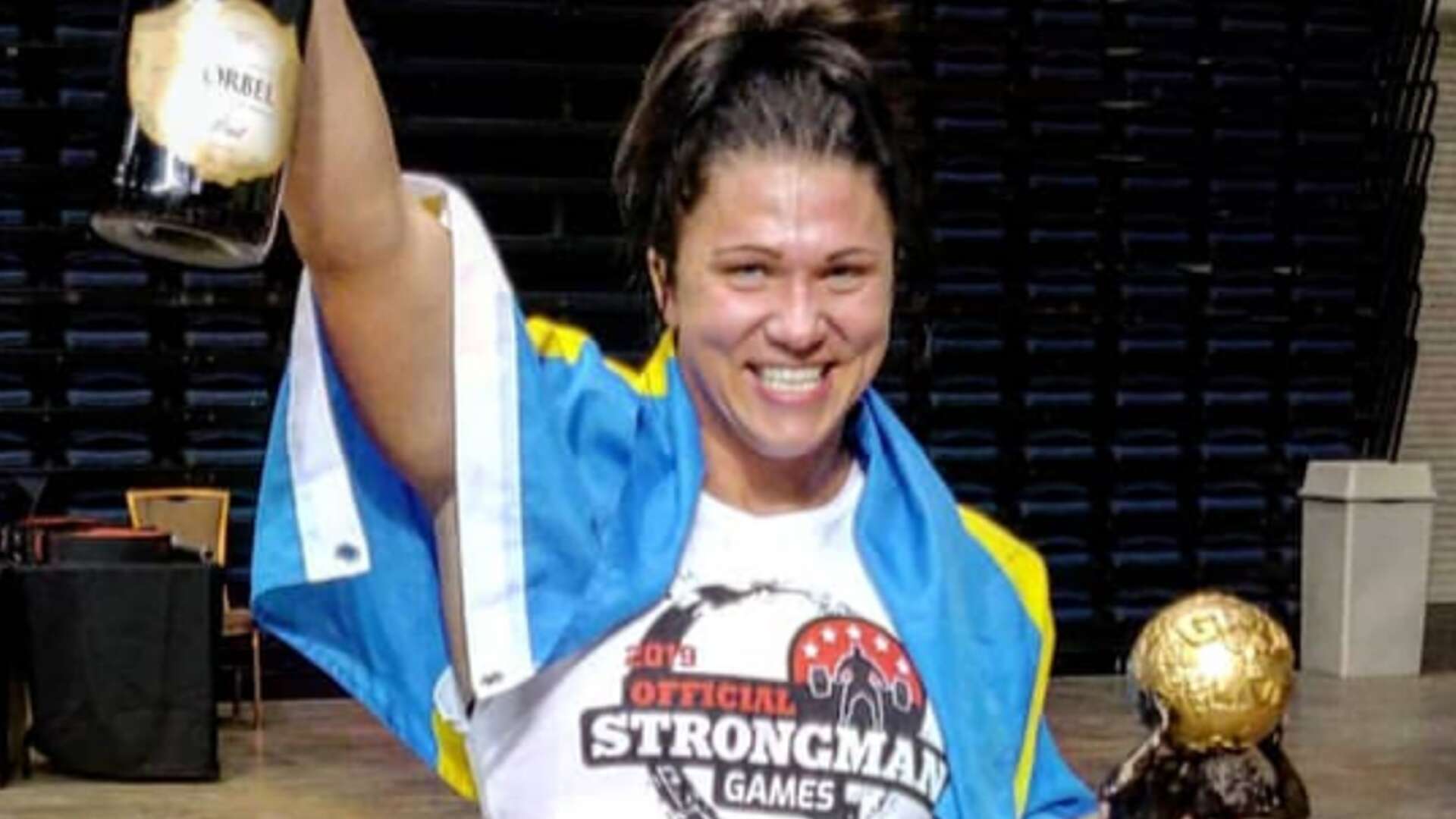 Martina Andersson är världens starkaste kvinna i klassen -82 kilo. 