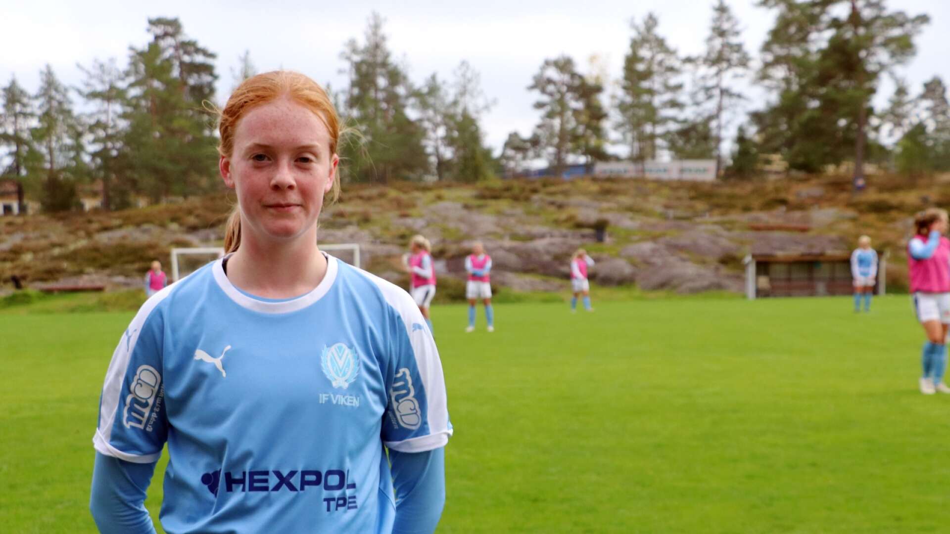 Klara Persson har varit med på hela resan, från nystarten i division 4 till topplaceringen i division 2 förra året. 