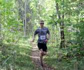 Peter Fagerström, Lidköpings VSK hade klar en ledning i Billingsfors skogarna trots att han sprang fel och vann utmaningen 22 km.