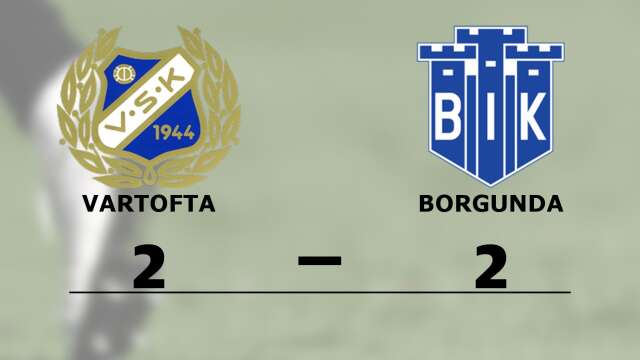Vartofta SK spelade lika mot Borgunda IK