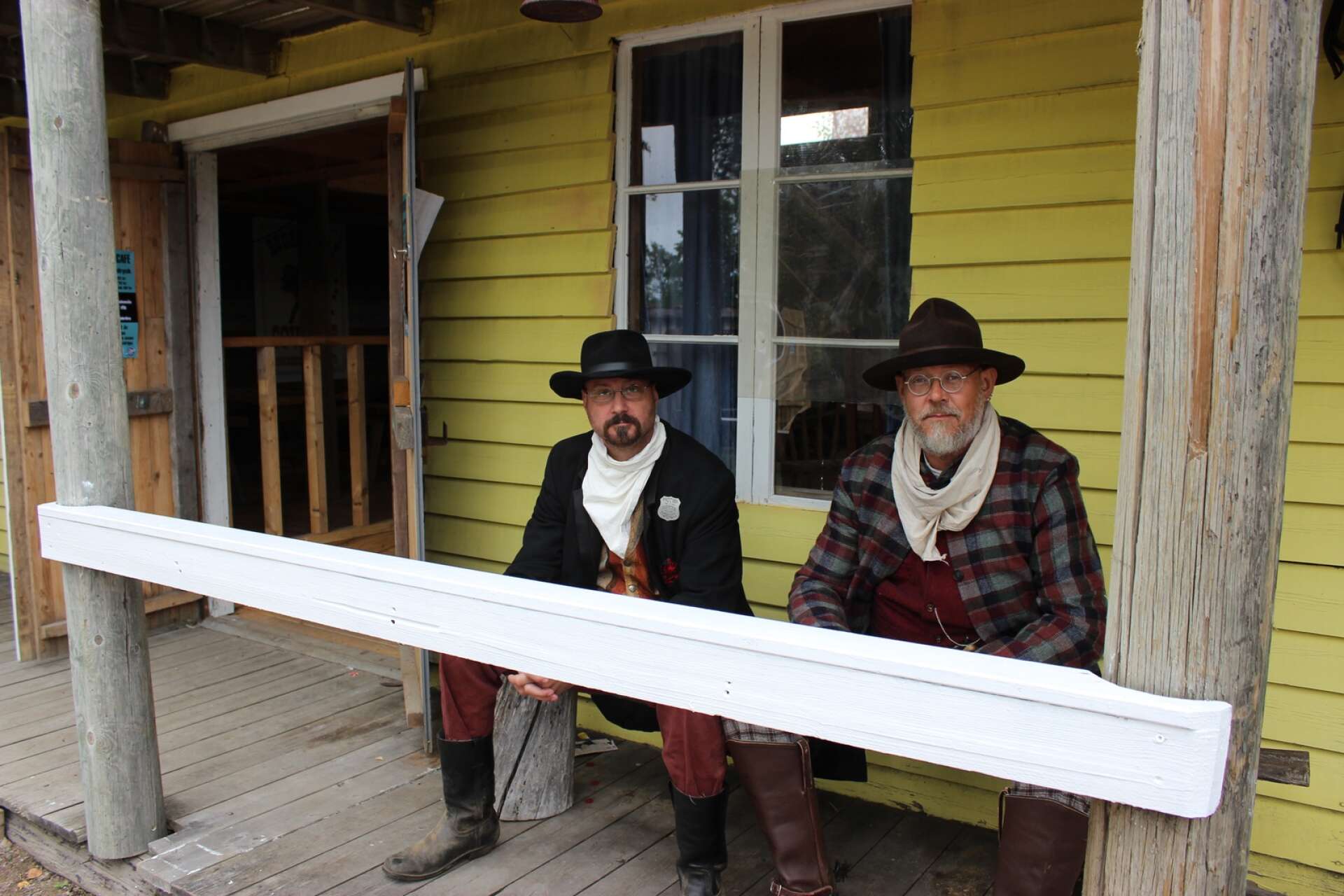 Johan R och Marcus Brolin besökte Hudson Bay.