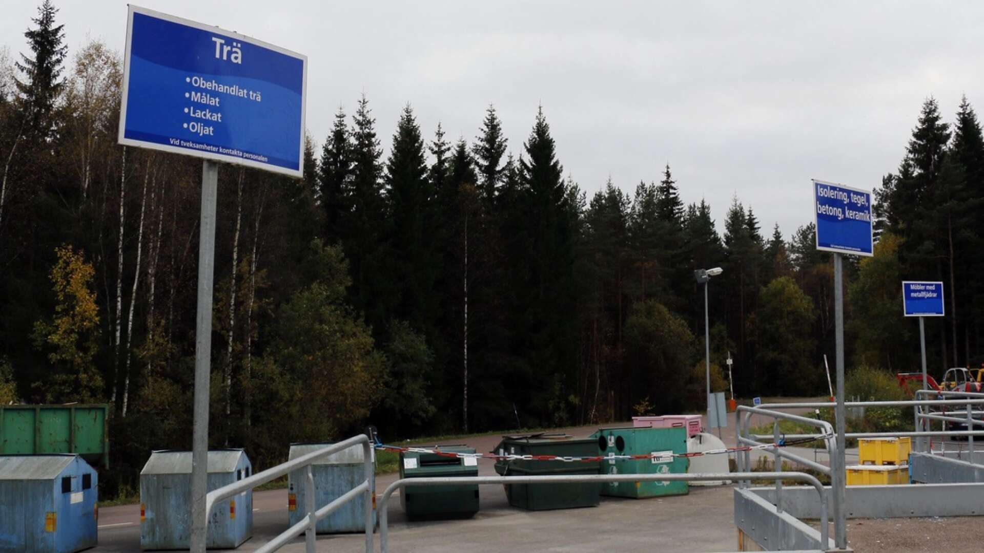 Långskogens återvinningscentral.