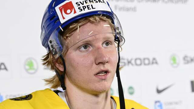 Stjärnbacken Rasmus Dahlin, fostrad i HC Lidköping, ser ut att missa hockey-VM.