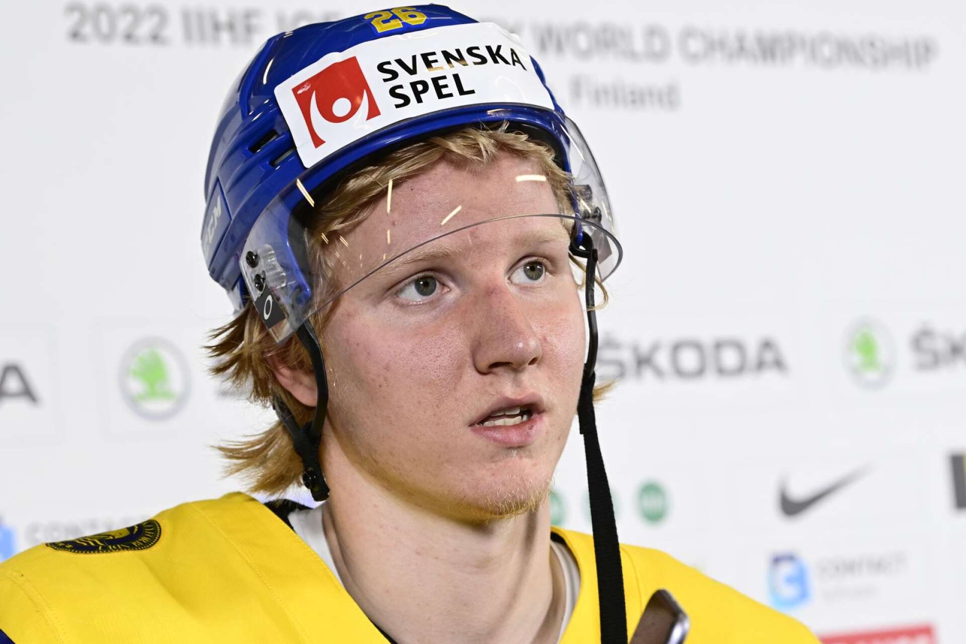 Stjärnbacken Rasmus Dahlin, fostrad i HC Lidköping, ser ut att missa hockey-VM.