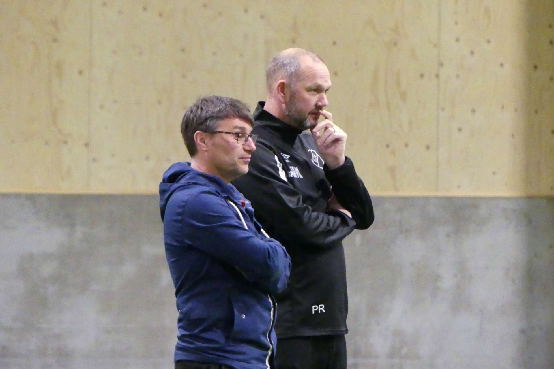 Magnus Andersson och tränare Patric Rådberg