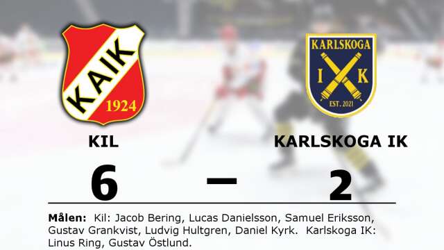 Kils AIK vann mot Karlskoga IK