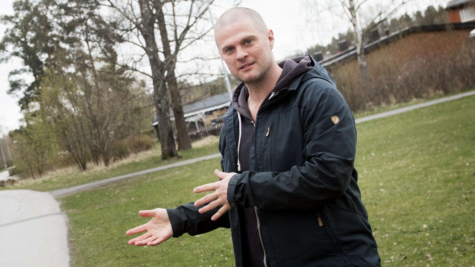 Daniel Ekelund, partiföreträdare för Miljöpartiet Karlskoga kommun.