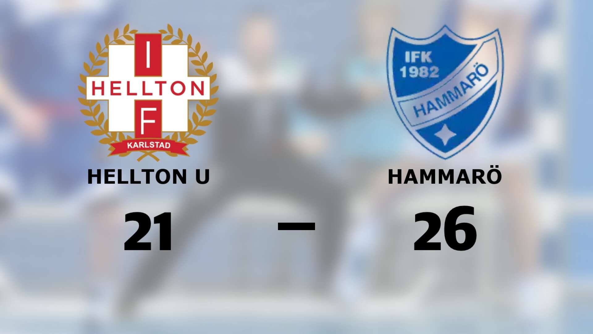 IF Hellton förlorade mot IFK Hammarö