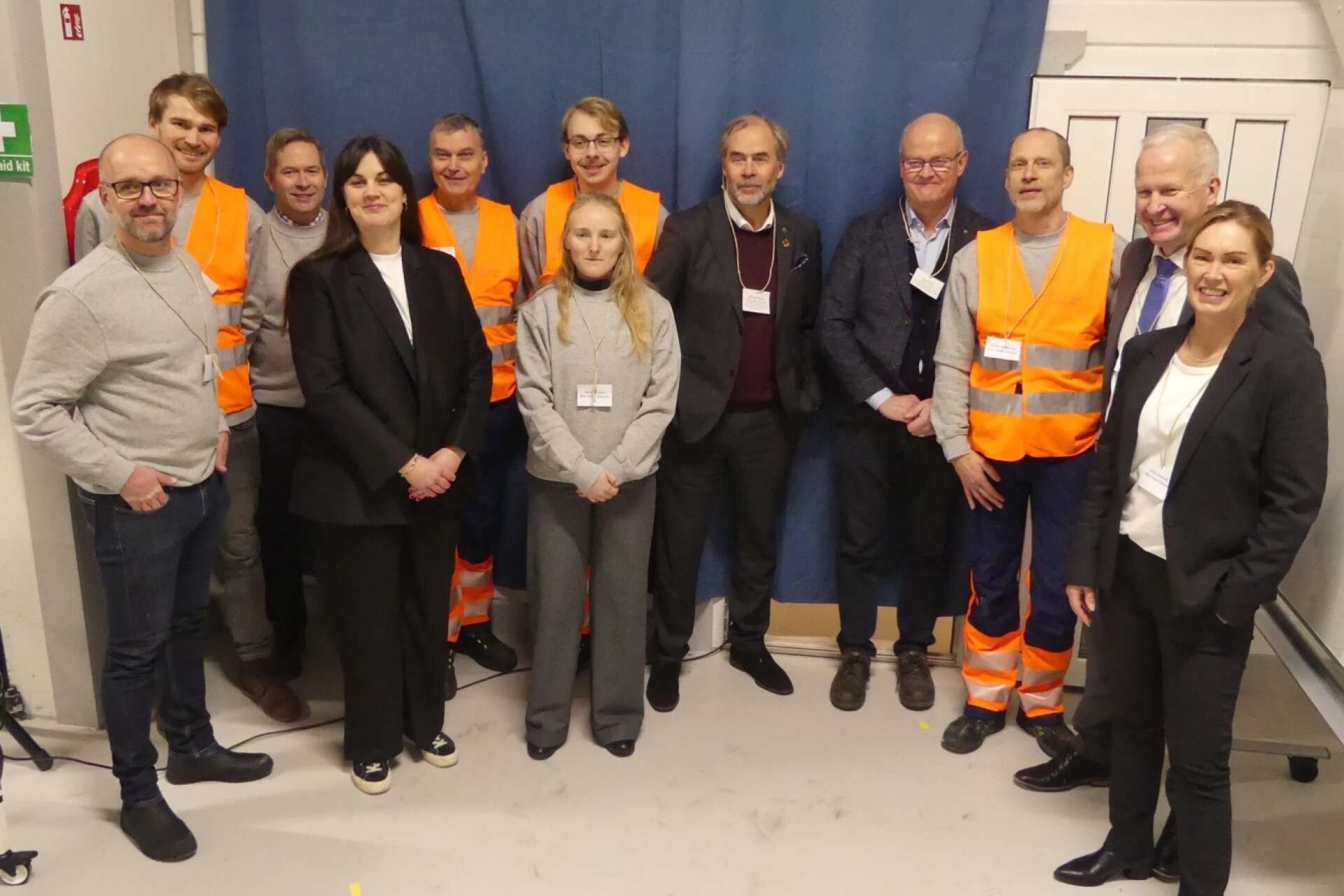 Blue Ocean Closures team i samband med invigningen av den nya fabriken i Säffle i slutet av november.
