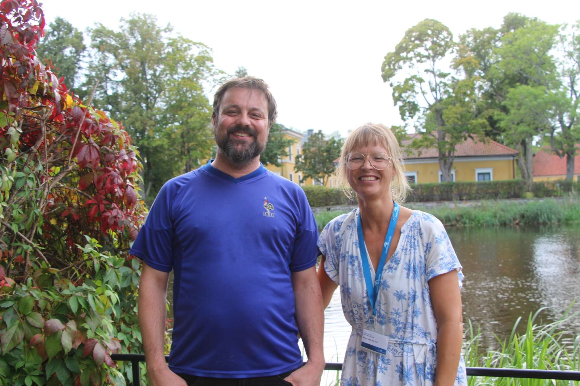 Leif Ahnland och Anna Van Der Tol är duon bakom det tillfälliga kulturhuset i Mariestad, K48H.