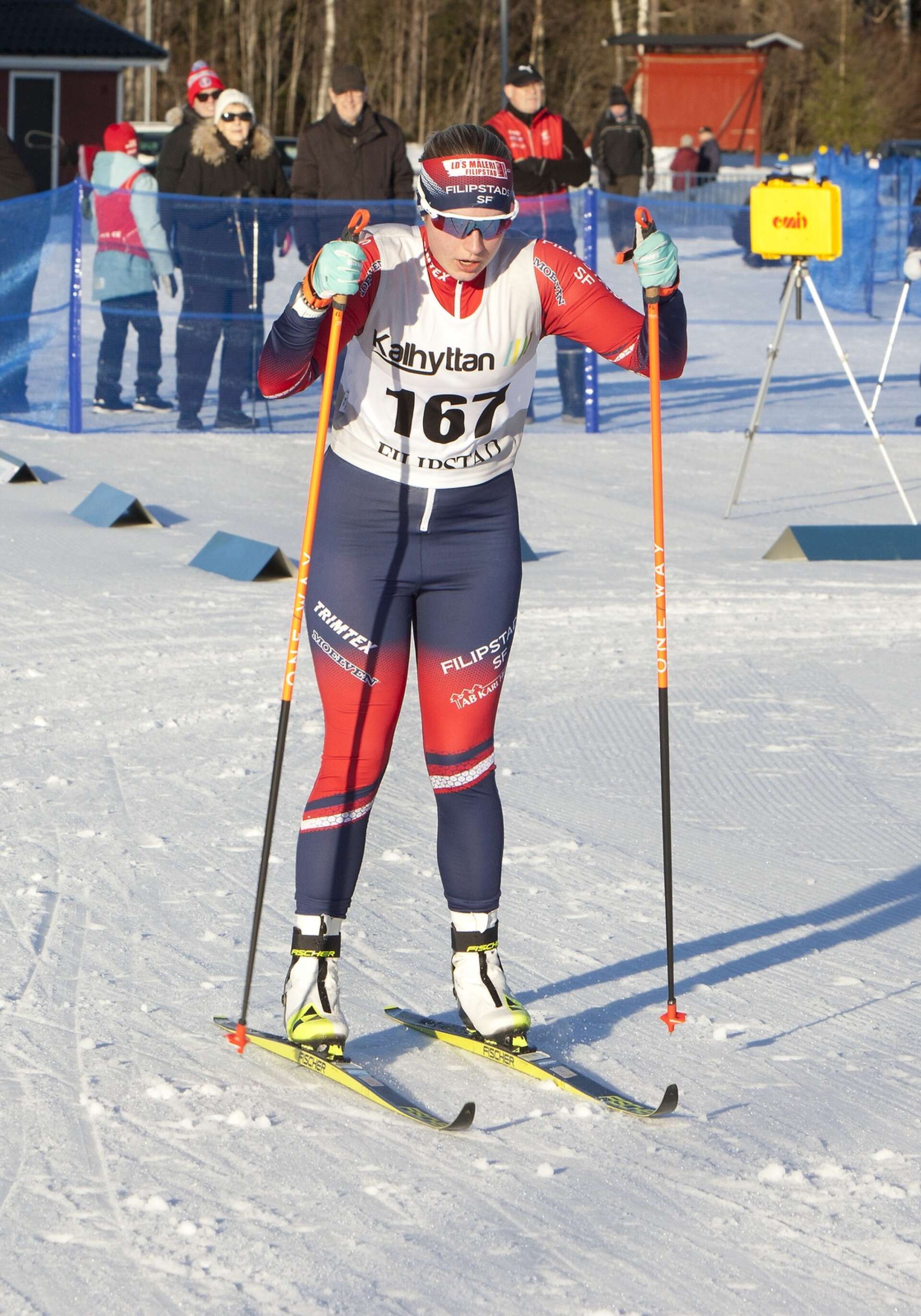 Frida Lundgren från Filipstad tävlade i damer 19-20-klassen.