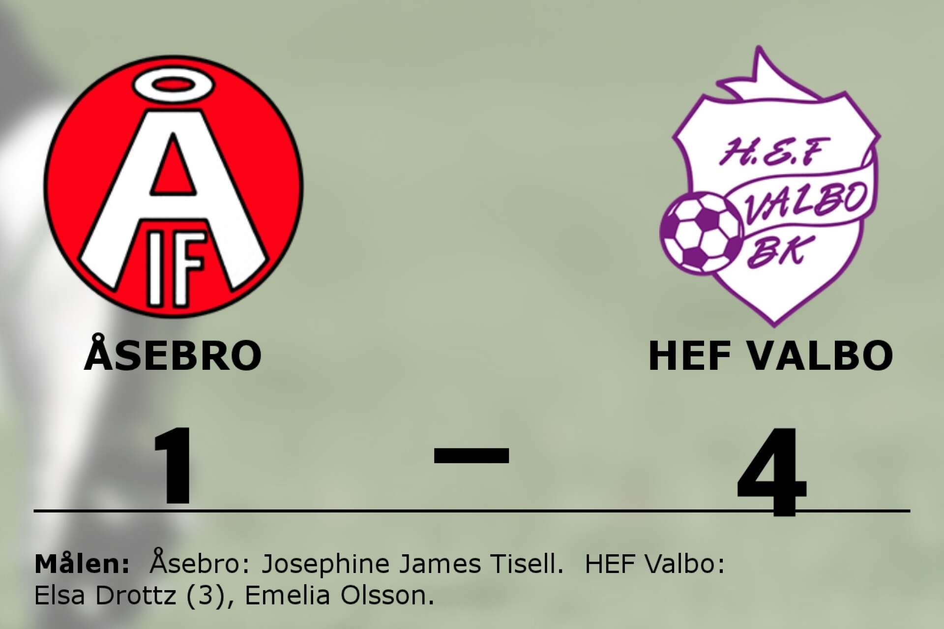 Åsebro förlorade mot HEF Valbo